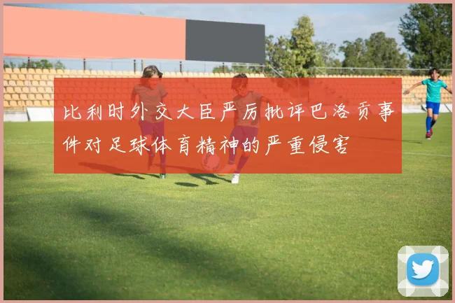 比利时外交大臣严厉批评巴洛贡事件对足球体育精神的严重侵害